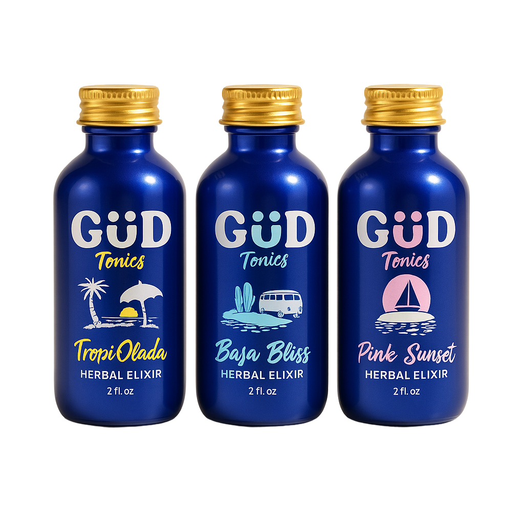 GÜD Tonics Sample Pack – 3 Bottles