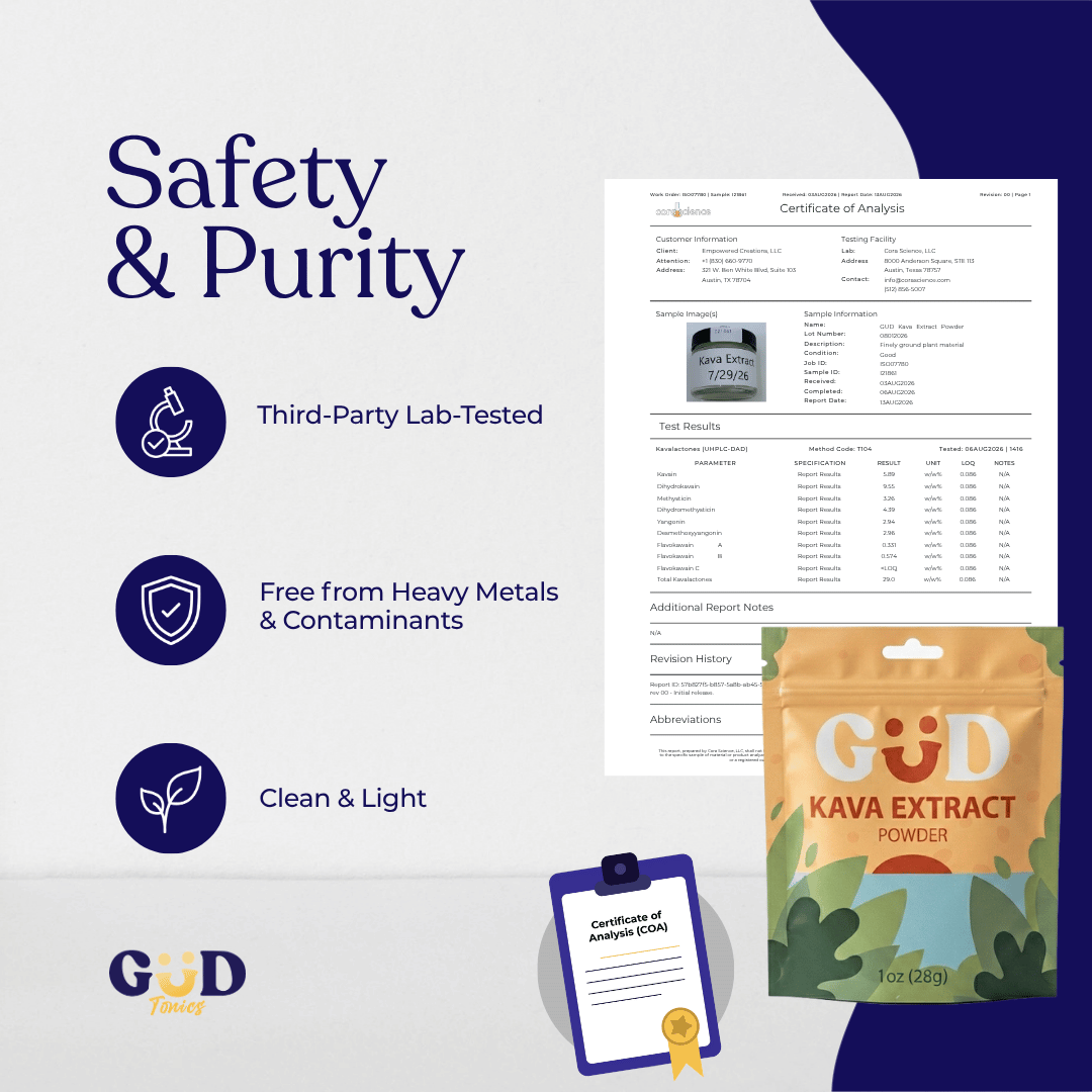 GÜD Tonics Raw Kava Extract Powder