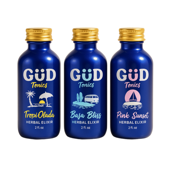 GÜD Tonics Sample Pack – 3 Bottles